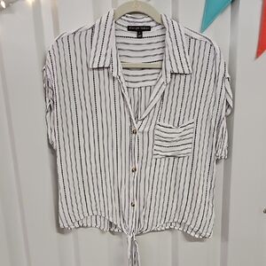 Striped Button Down Shirt